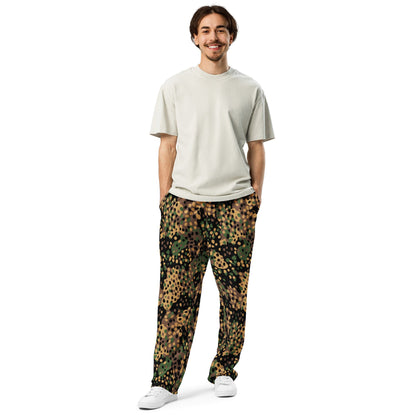German Pea Dot Erbsenmuster CAMO Wide-leg joggers - Joggers
