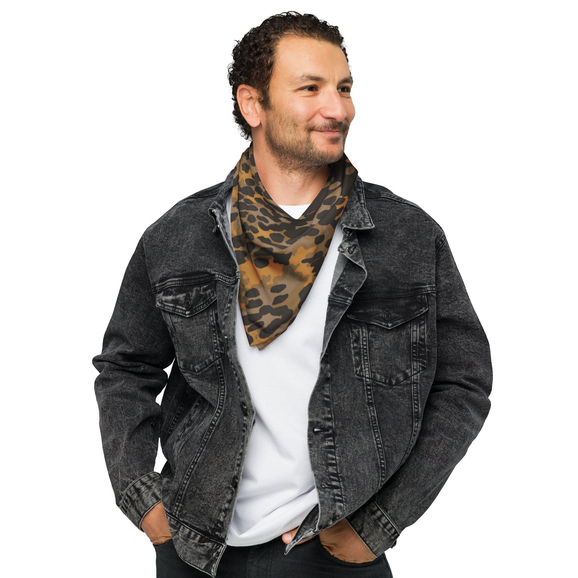 German Plane Tree Platanenmuster Autumn CAMO Bandana