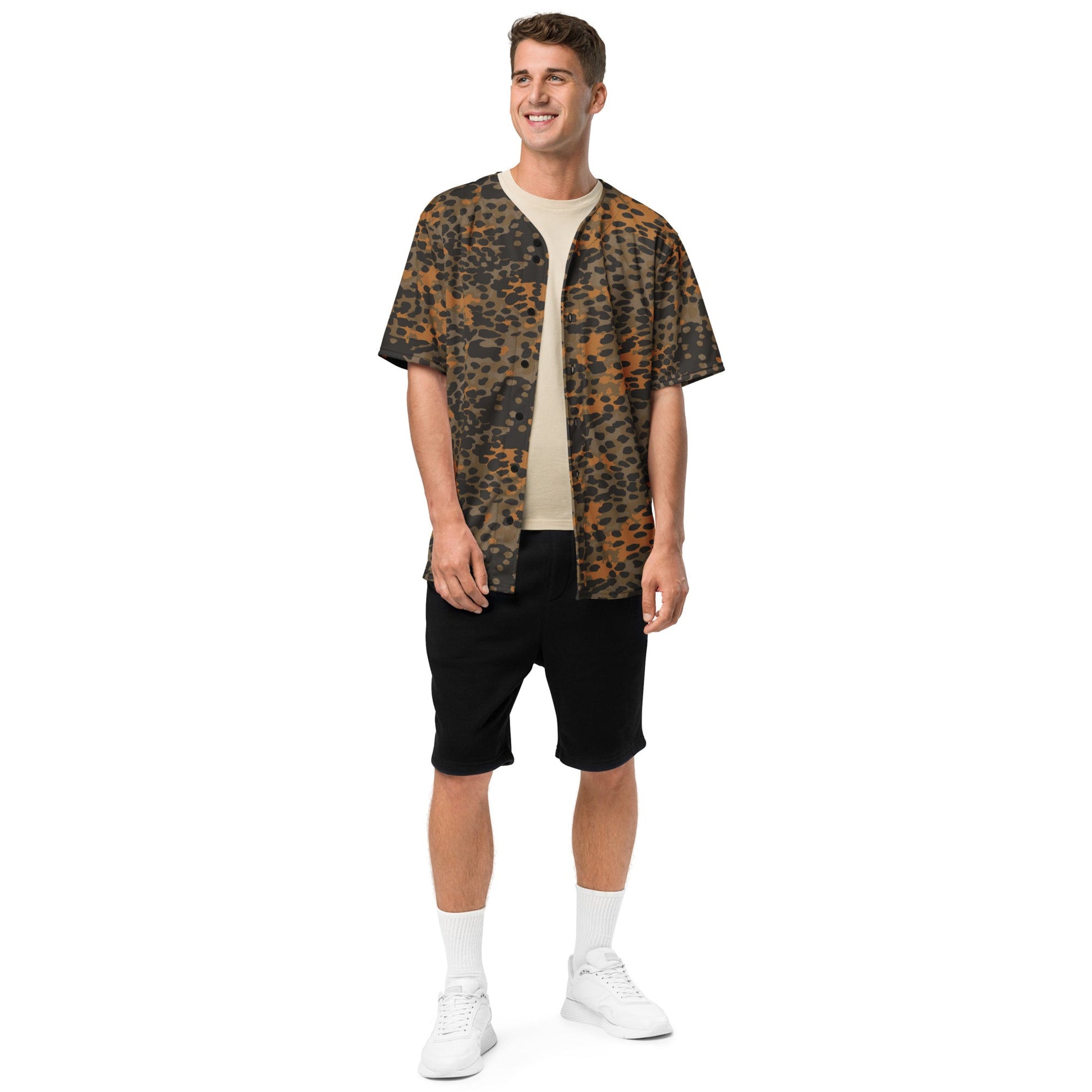 German Plane Tree Platanenmuster Autumn CAMO baseball jersey - Baseball Jerseys