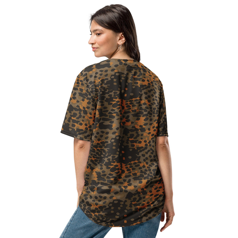 Plane Tree Platanenmuster Autumn CAMO Unisex Baseball Jersey