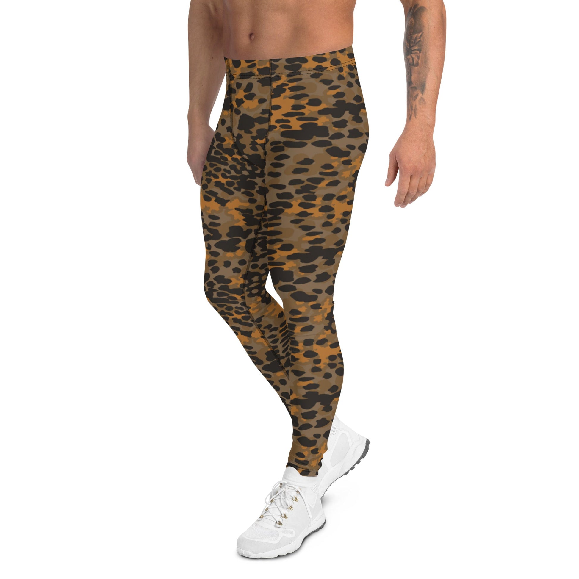 German Plane Tree Platanenmuster Autumn CAMO Mens Leggings