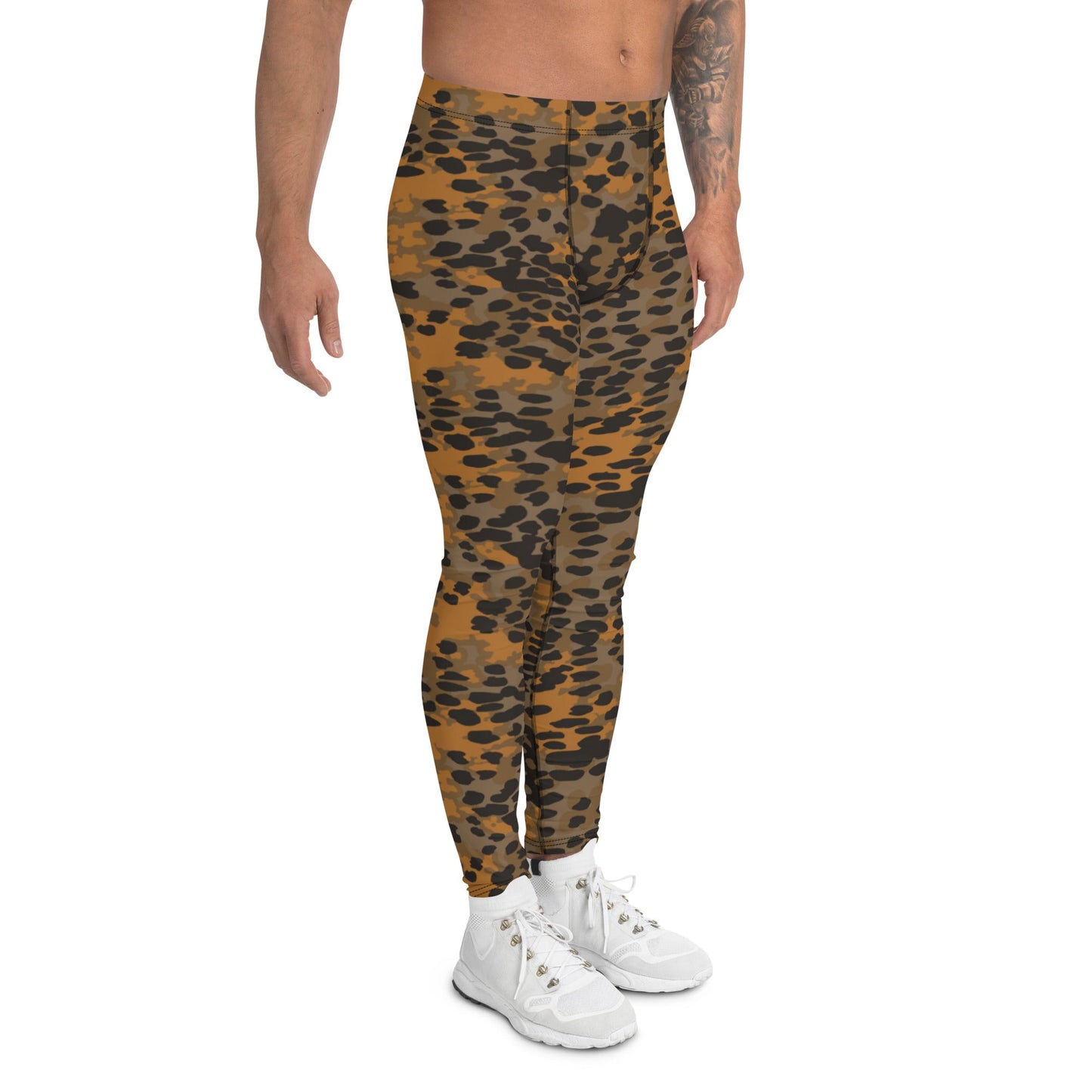 German Plane Tree Platanenmuster Autumn CAMO Mens Leggings