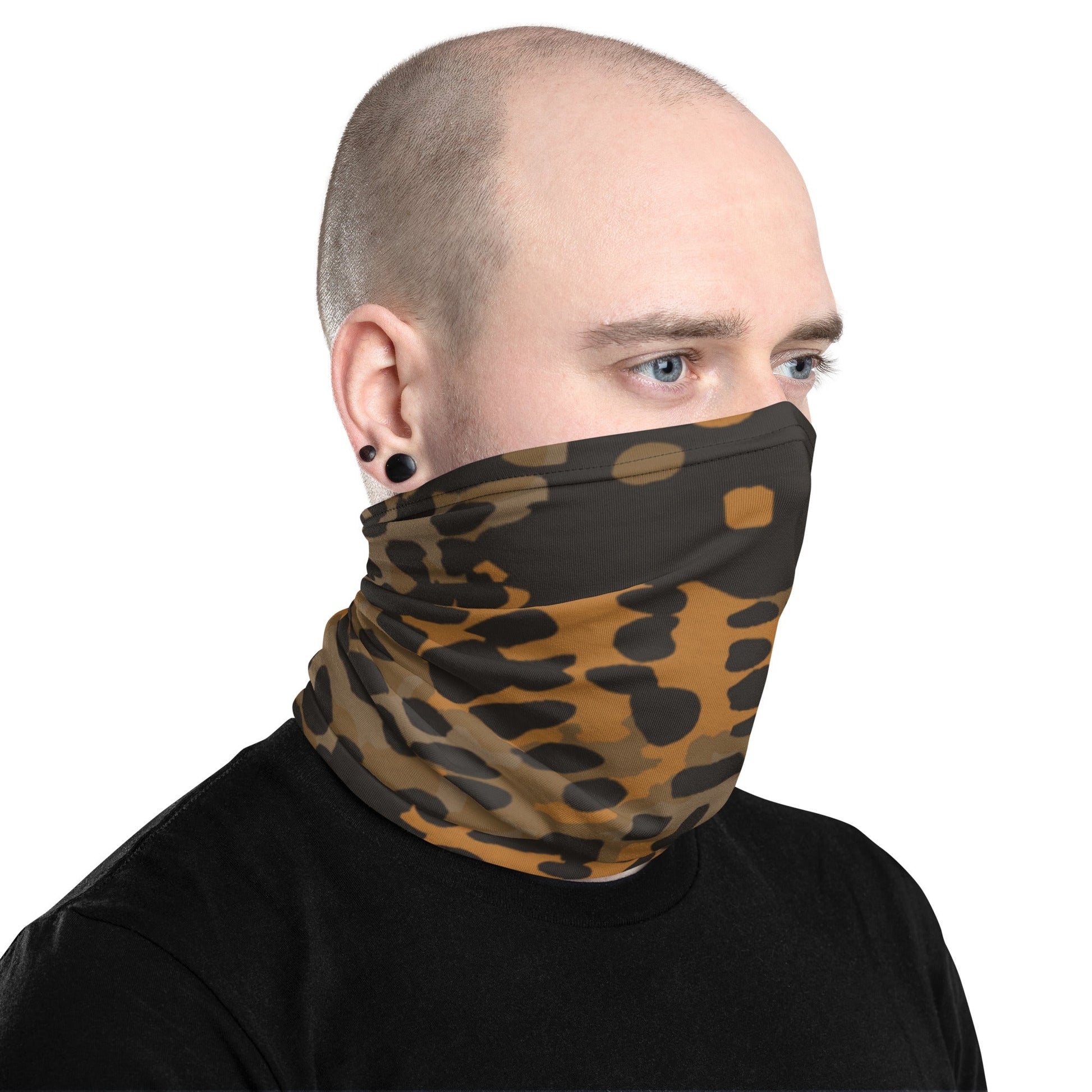 German Plane Tree Platanenmuster Autumn CAMO Neck Gaiter