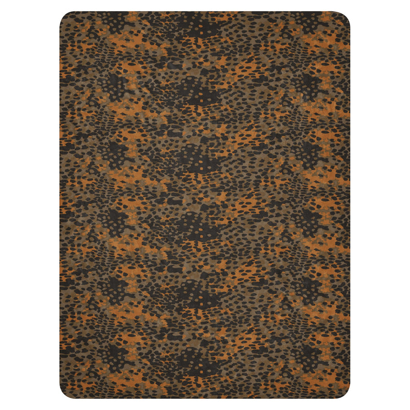 Plane Tree Platanenmuster Autumn CAMO Sherpa Blanket