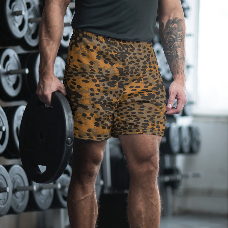 Plane Tree Platanenmuster Autumn CAMO Unisex Athletic Long Shorts - 2XS