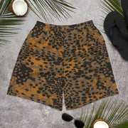 Plane Tree Platanenmuster Autumn CAMO Unisex Athletic Long Shorts