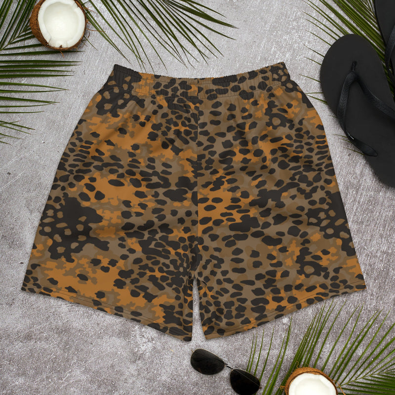 Plane Tree Platanenmuster Autumn CAMO Unisex Athletic Long Shorts