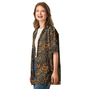 Plane Tree Platanenmuster Autumn CAMO Unisex Short-Sleeve Button Shirt - Button-Up
