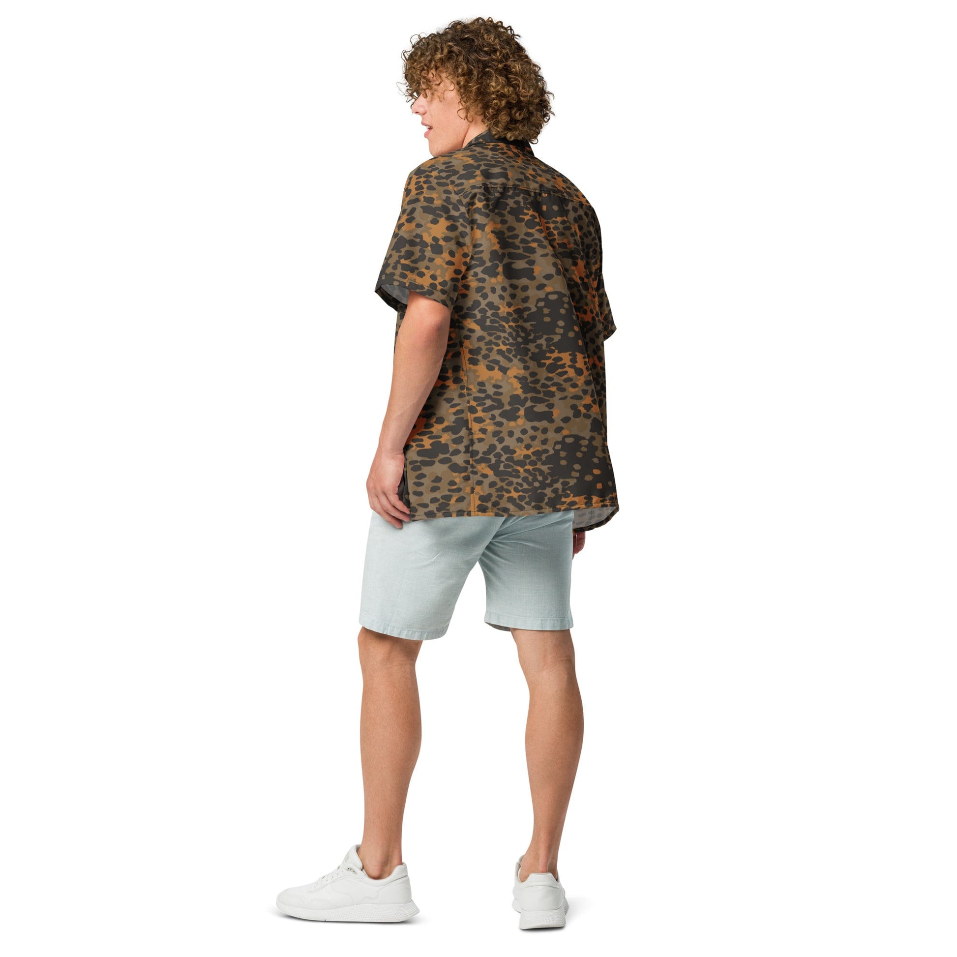 German Plane Tree Platanenmuster Autumn CAMO Unisex button shirt - Button Shirts