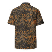 Plane Tree Platanenmuster Autumn CAMO Unisex Short-Sleeve Button Shirt - Button-Up