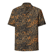 Plane Tree Platanenmuster Autumn CAMO Unisex Short-Sleeve Button Shirt - Button-Up