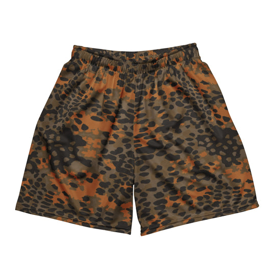 German Plane Tree Platanenmuster Autumn CAMO Unisex mesh shorts - 2XS - Mesh Shorts