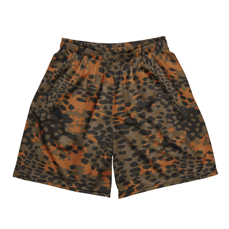 Plane Tree Platanenmuster Autumn CAMO Unisex Mesh Shorts - 2XS