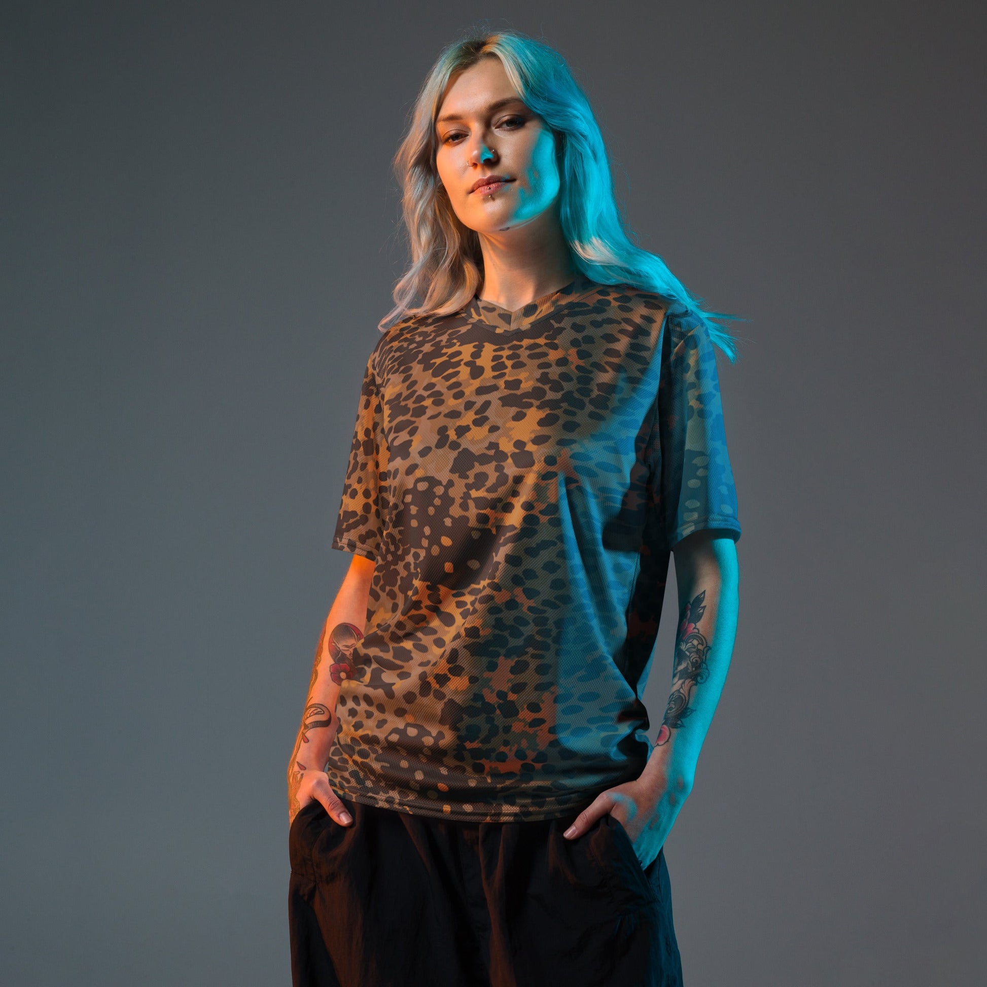 German Plane Tree Platanenmuster Autumn CAMO Unisex Sports Jersey