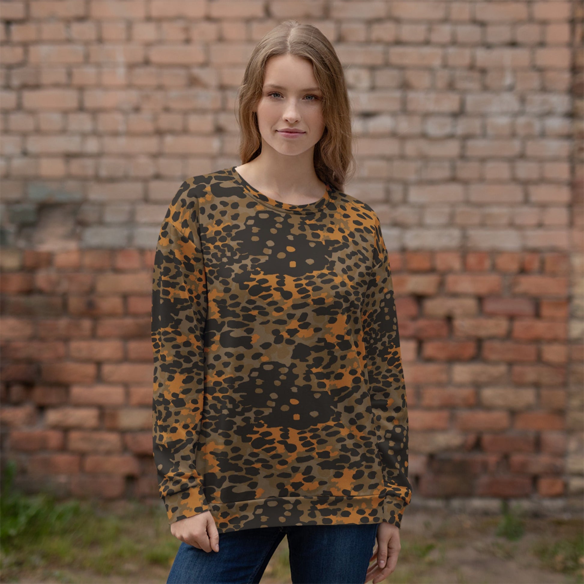 German Plane Tree Platanenmuster Autumn CAMO Unisex Sweatshirt