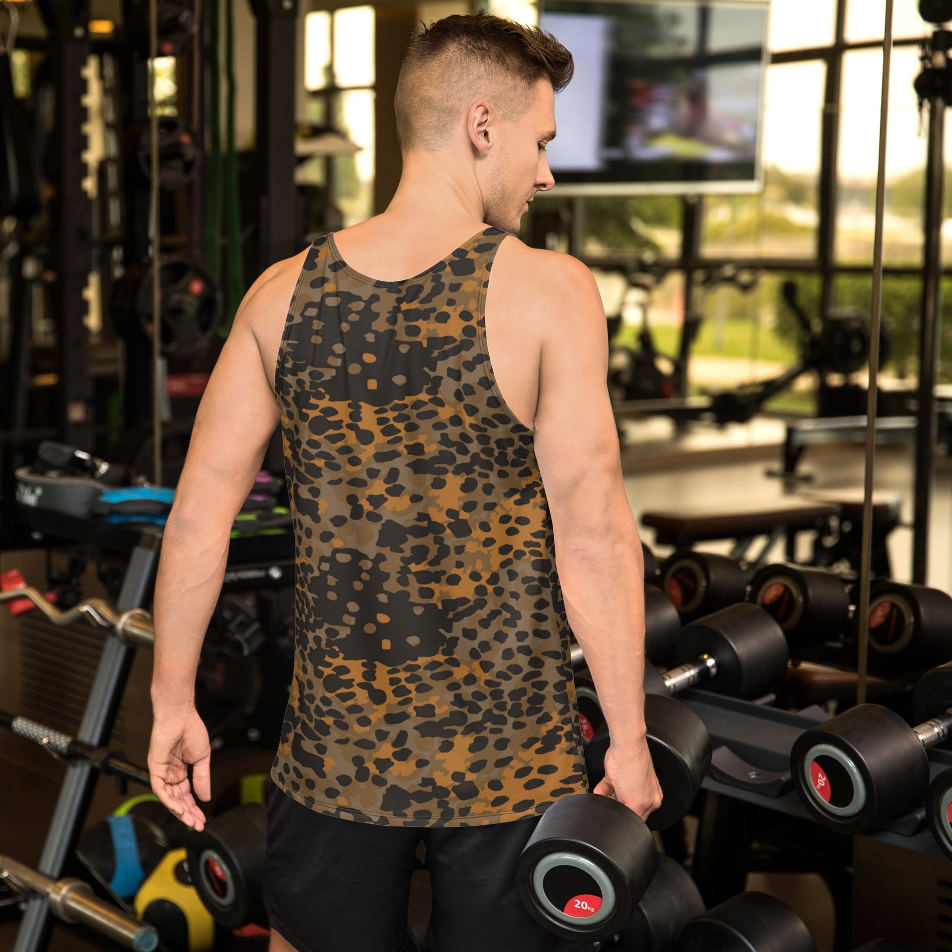 German Plane Tree Platanenmuster Autumn CAMO Unisex Tank Top