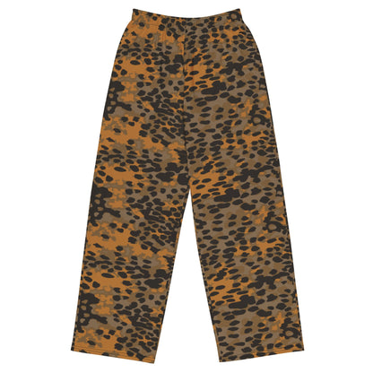 German Plane Tree Platanenmuster Autumn CAMO unisex wide-leg pants - 2XS - Wide-leg Pants