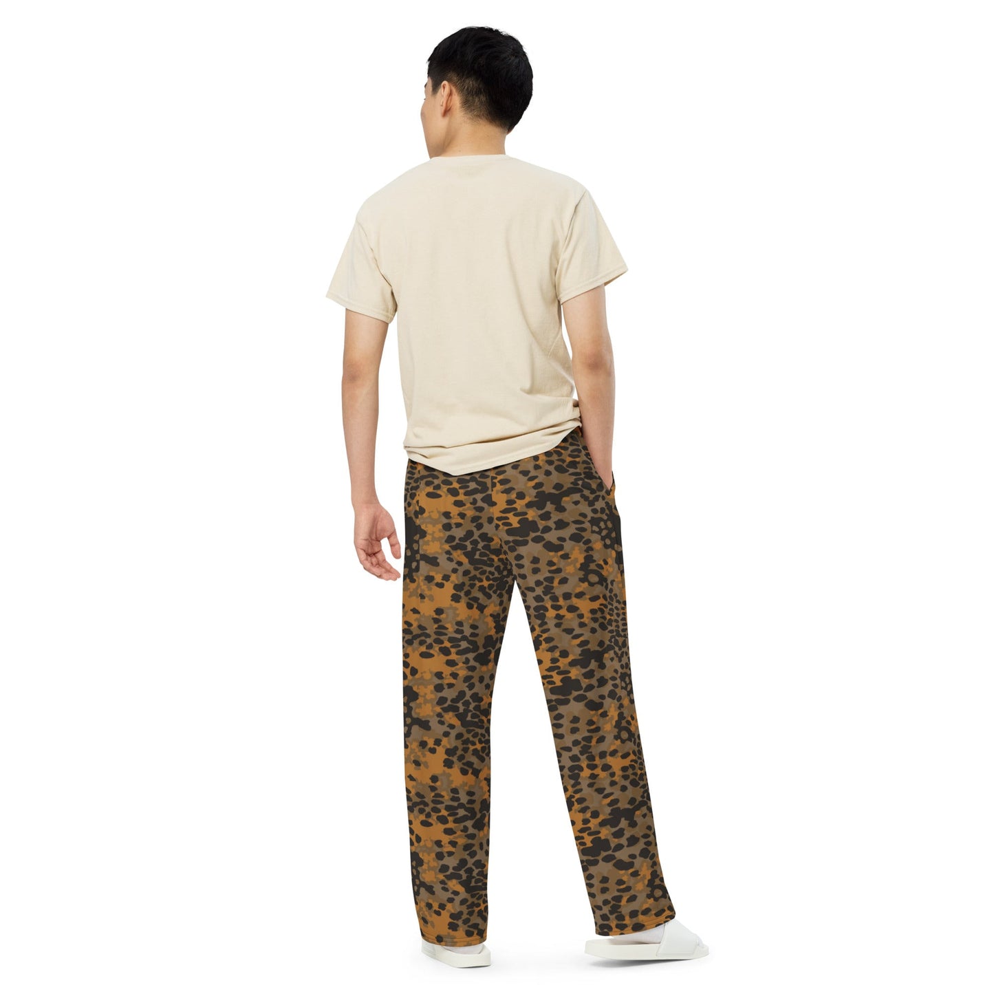 German Plane Tree Platanenmuster Autumn CAMO unisex wide-leg pants - Wide-leg Pants