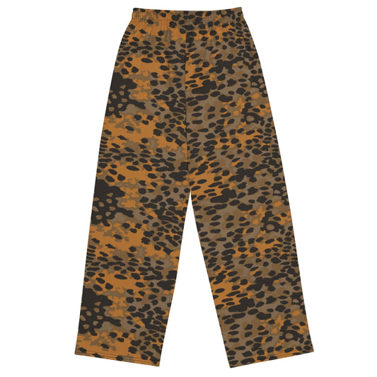 German Plane Tree Platanenmuster Autumn CAMO unisex wide-leg pants - Wide-leg Pants