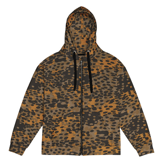 German Plane Tree Platanenmuster Autumn CAMO Unisex zip hoodie - 2XS - Zip Hoodies