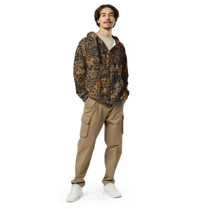 German Plane Tree Platanenmuster Autumn CAMO Unisex Zip Hoodie