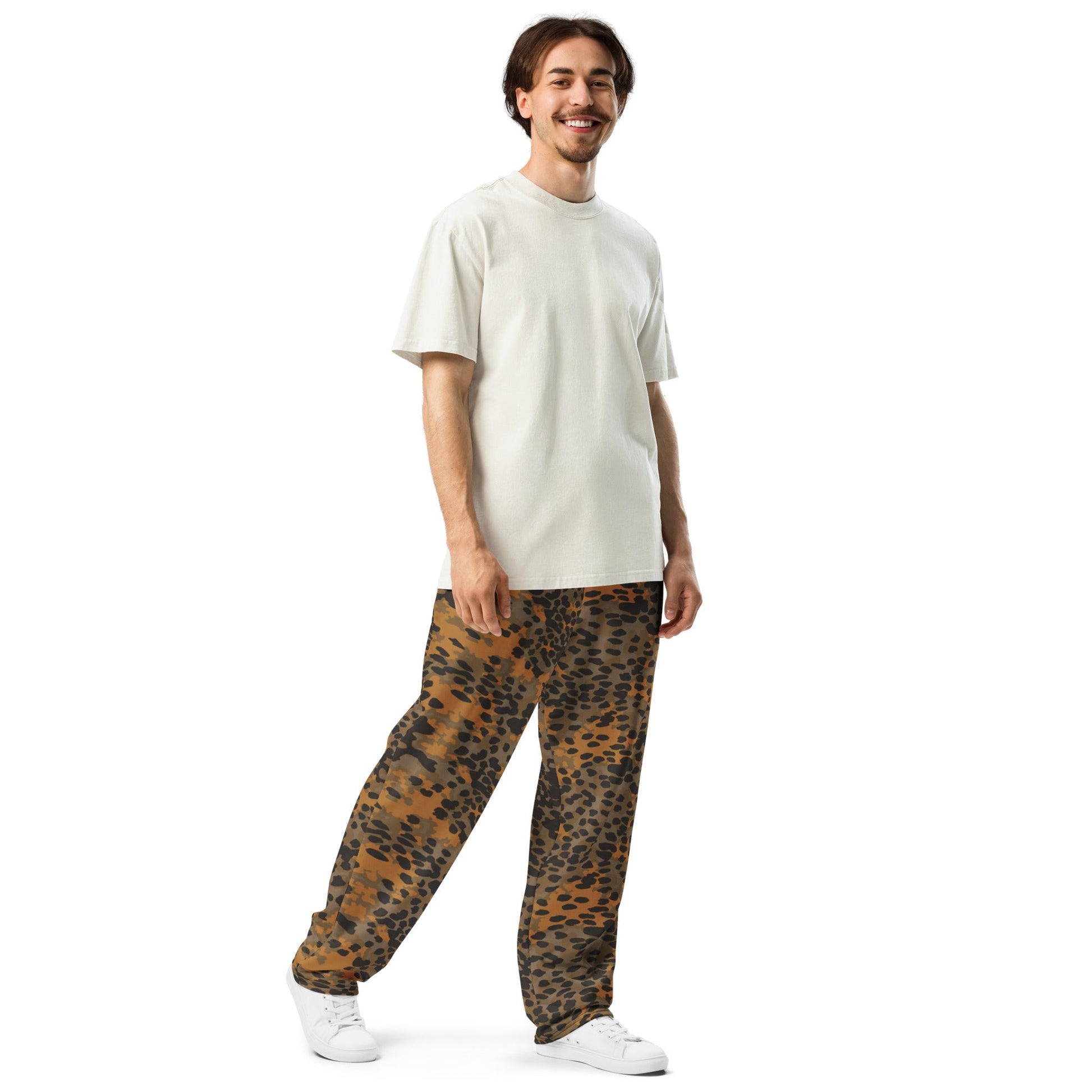 German Plane Tree Platanenmuster Autumn CAMO Wide-leg joggers - Joggers