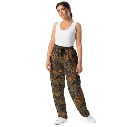 German Plane Tree Platanenmuster Autumn CAMO Wide-leg joggers - Joggers