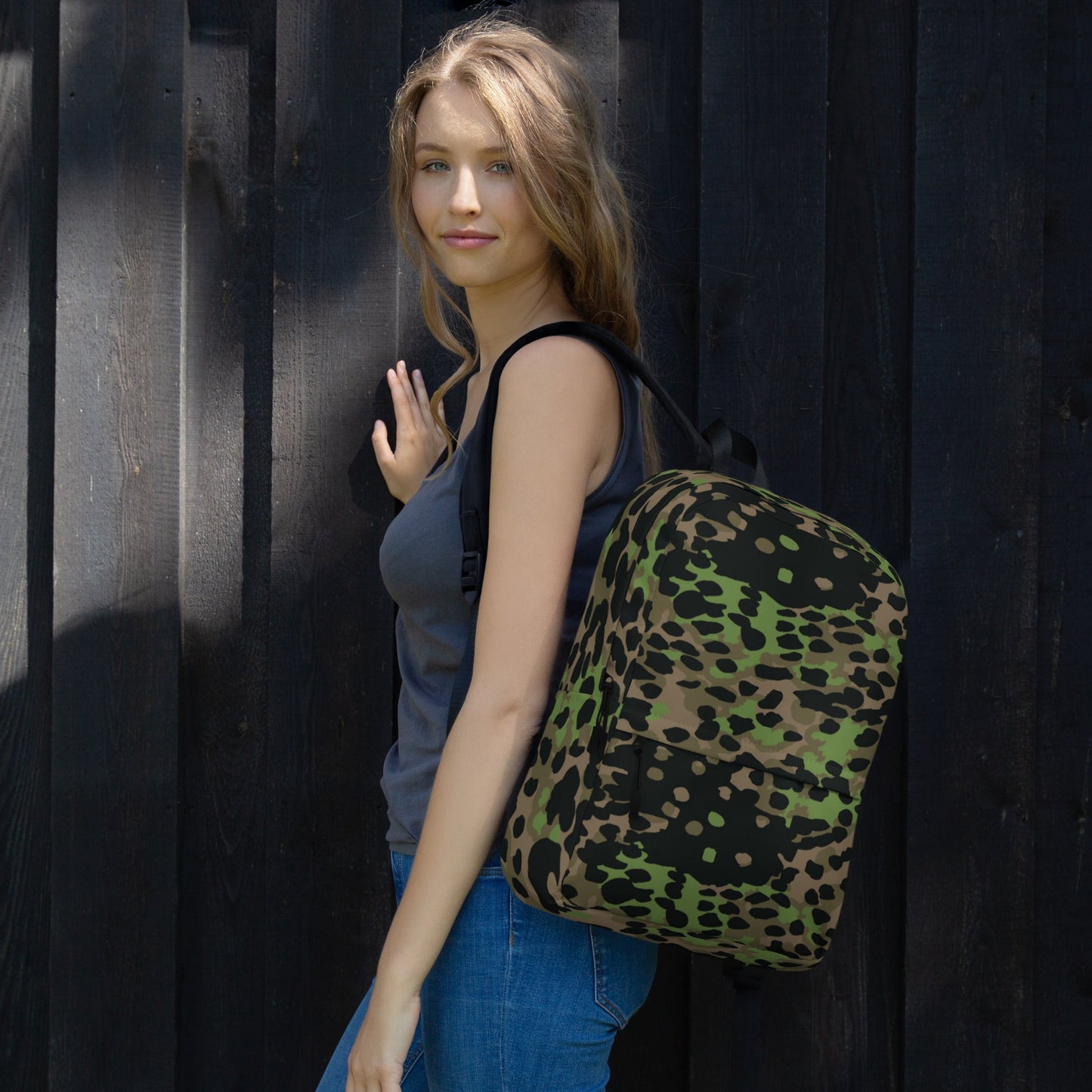 German Plane Tree Platanenmuster Spring CAMO Backpack - Backpacks