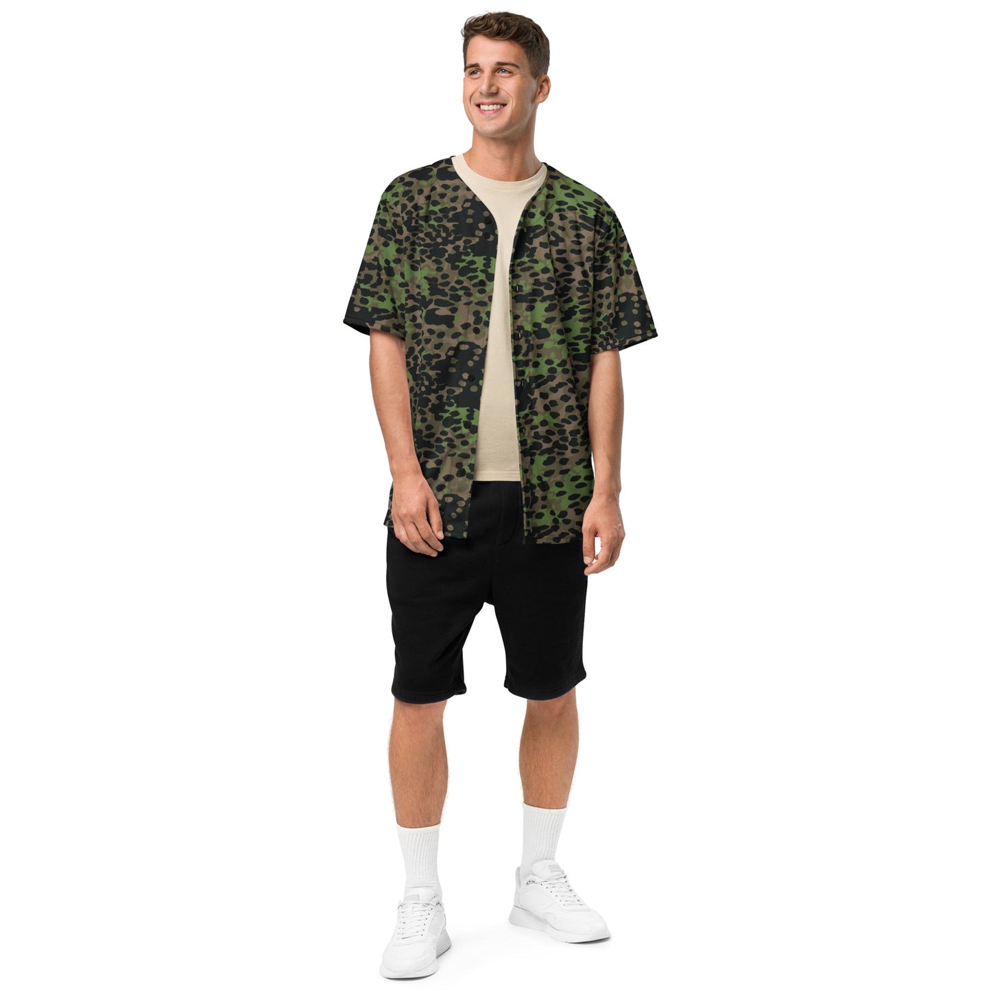 German Plane Tree Platanenmuster Spring CAMO baseball jersey - Baseball Jerseys