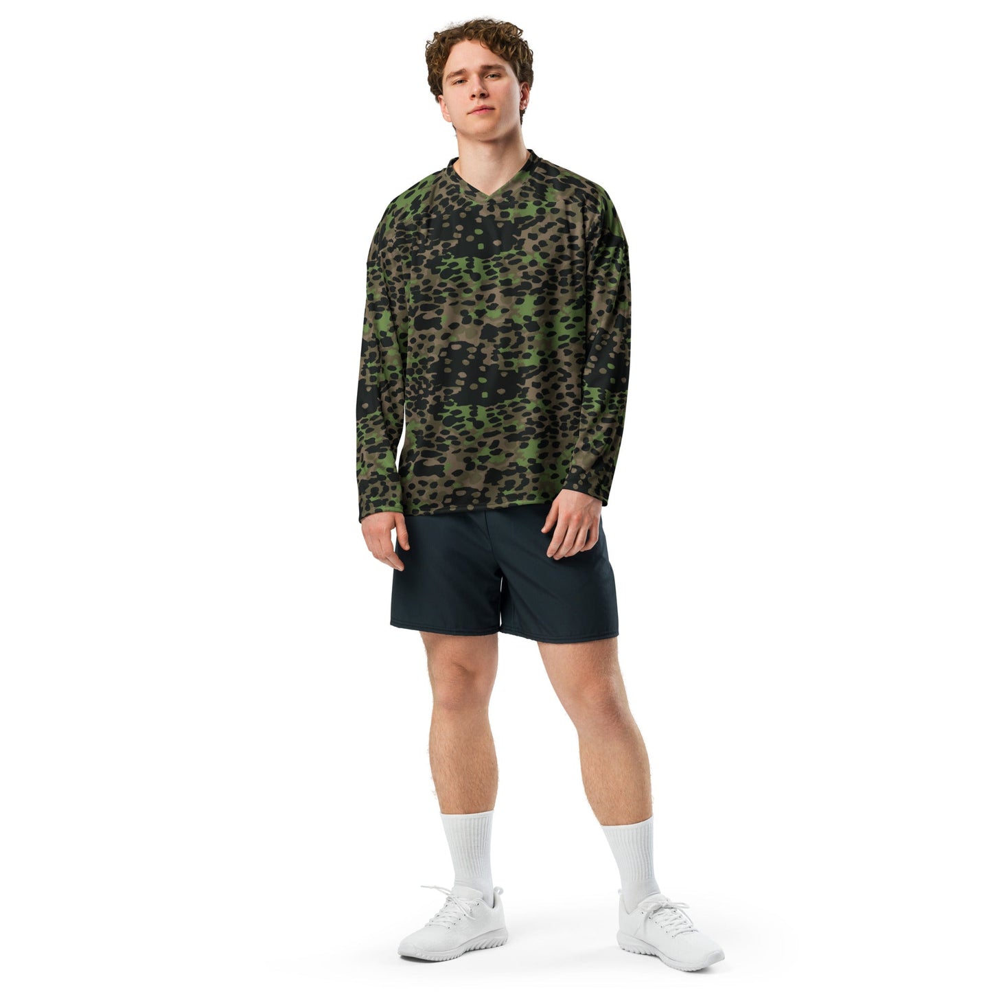 German Plane Tree Platanenmuster Spring CAMO hockey fan jersey - Hockey Jerseys