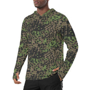 Plane Tree Platanenmuster Spring CAMO Mens Sunscreen Sports Hoodie With Thumb Holes