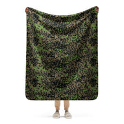 Plane Tree Platanenmuster Spring CAMO Sherpa Blanket - 50″×60″