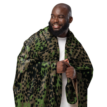 German Plane Tree Platanenmuster Spring CAMO Sherpa Blanket