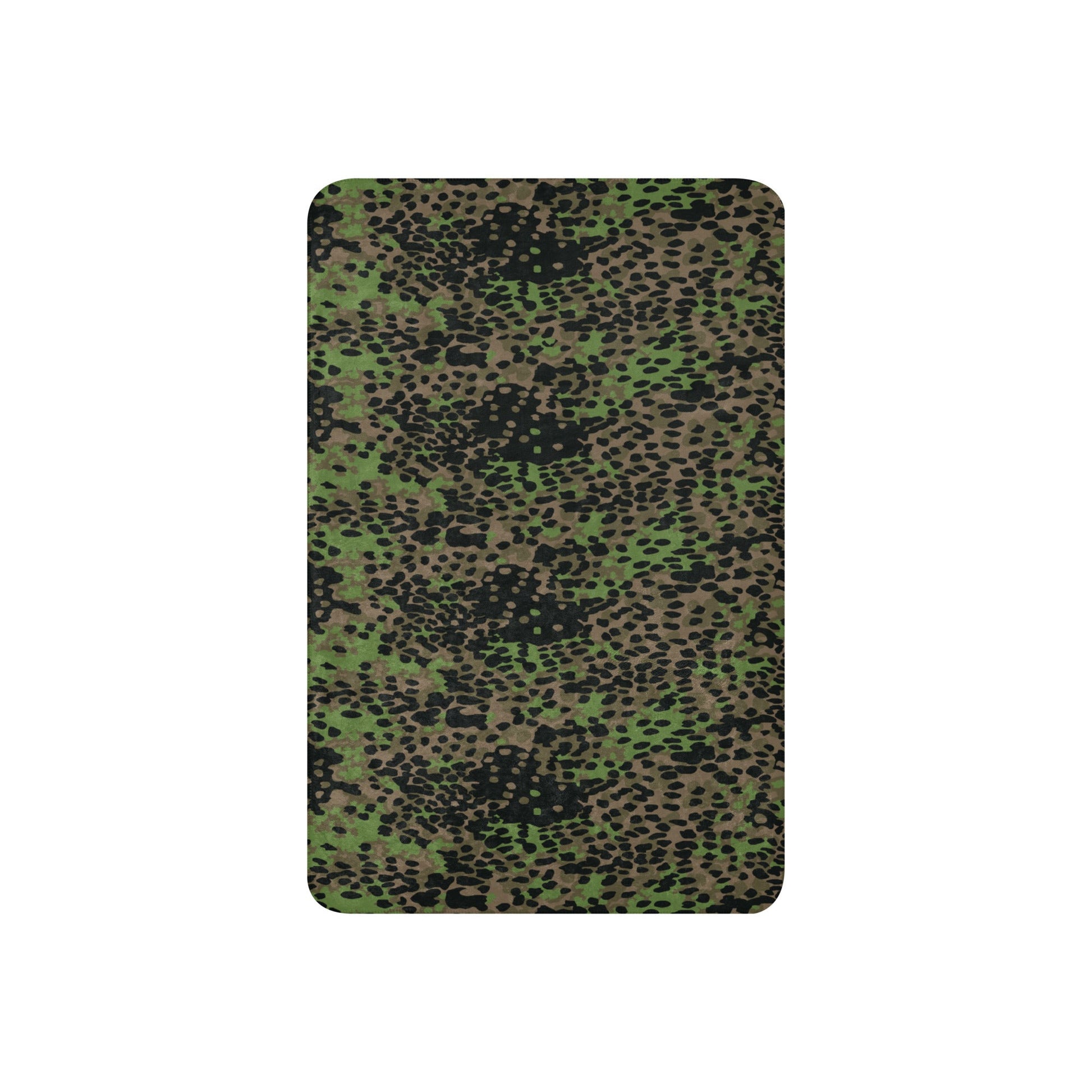 German Plane Tree Platanenmuster Spring CAMO Sherpa Blanket