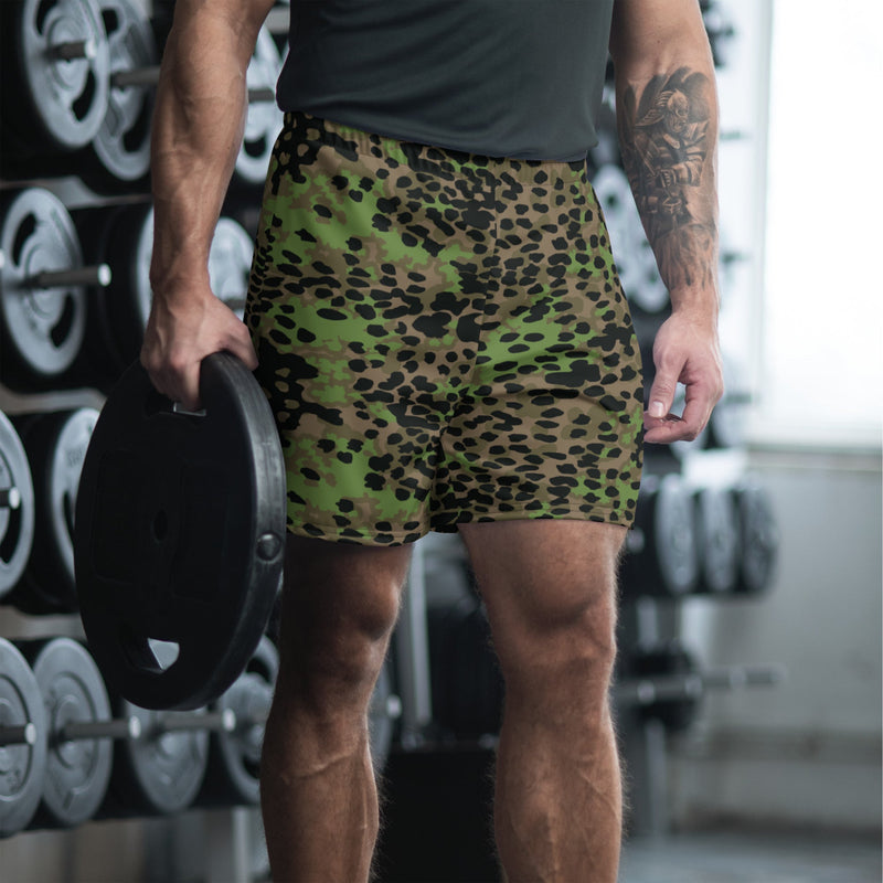Plane Tree Platanenmuster Spring CAMO Unisex Athletic Long Shorts - 2XS
