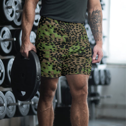 Plane Tree Platanenmuster Spring CAMO Unisex Athletic Long Shorts - 2XS