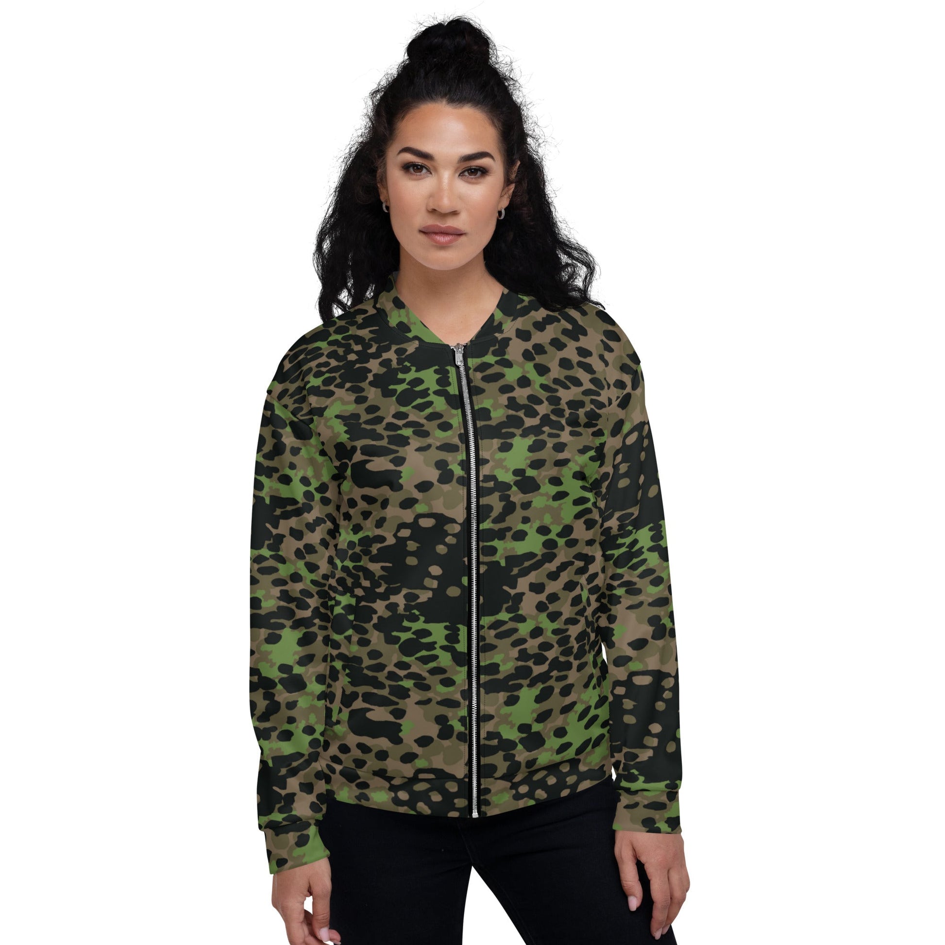 German Plane Tree Platanenmuster Spring CAMO Unisex Bomber Jacket - Jackets