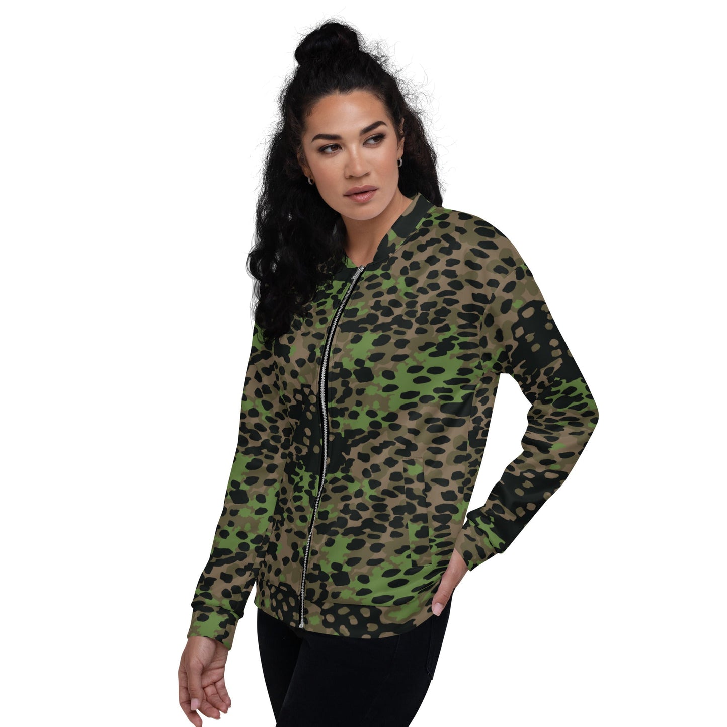 German Plane Tree Platanenmuster Spring CAMO Unisex Bomber Jacket - Jackets