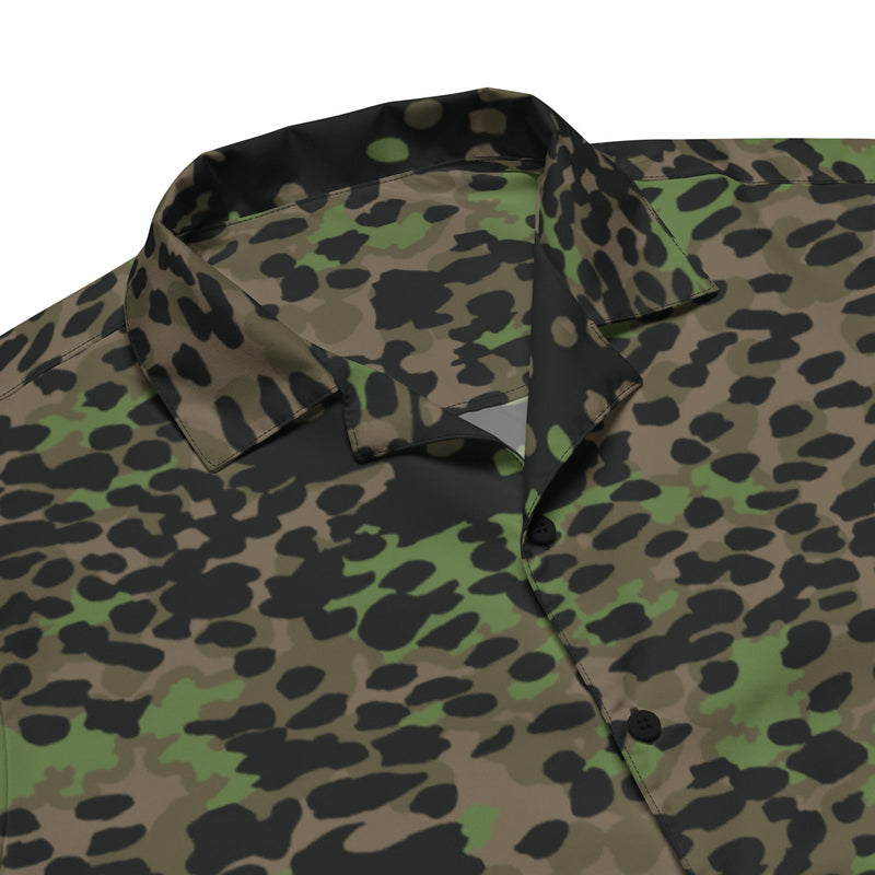 Plane Tree Platanenmuster Spring CAMO Unisex Short-Sleeve Button Shirt - Button-Up
