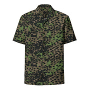 Plane Tree Platanenmuster Spring CAMO Unisex Short-Sleeve Button Shirt - Button-Up