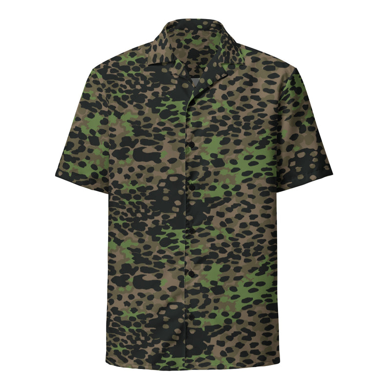 Plane Tree Platanenmuster Spring CAMO Unisex Short-Sleeve Button Shirt - Button-Up
