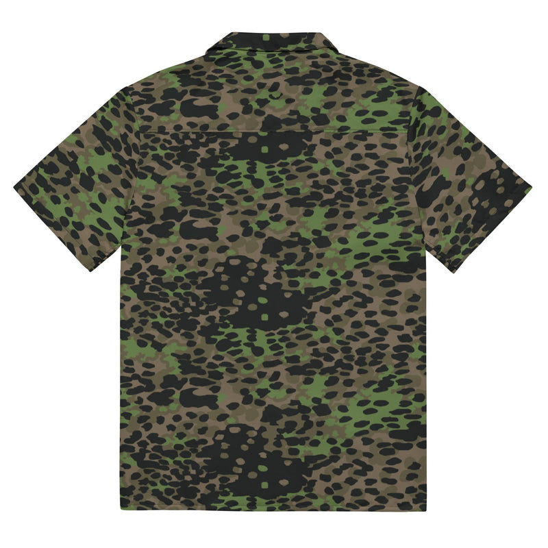 Plane Tree Platanenmuster Spring CAMO Unisex Short-Sleeve Button Shirt - Button-Up