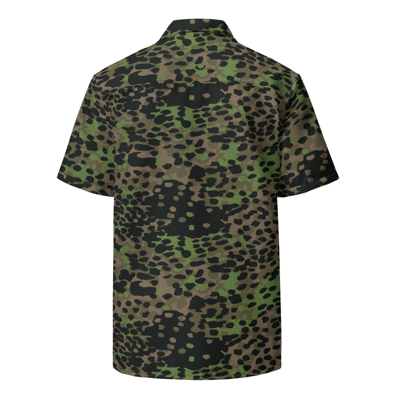 Plane Tree Platanenmuster Spring CAMO Unisex Short-Sleeve Button Shirt - Button-Up