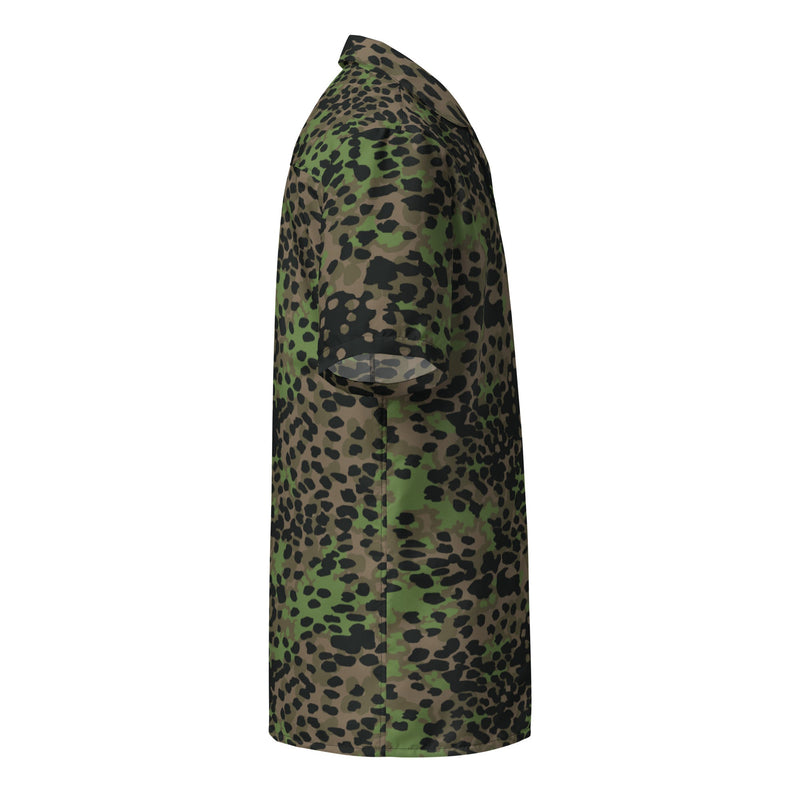 Plane Tree Platanenmuster Spring CAMO Unisex Short-Sleeve Button Shirt - Button-Up