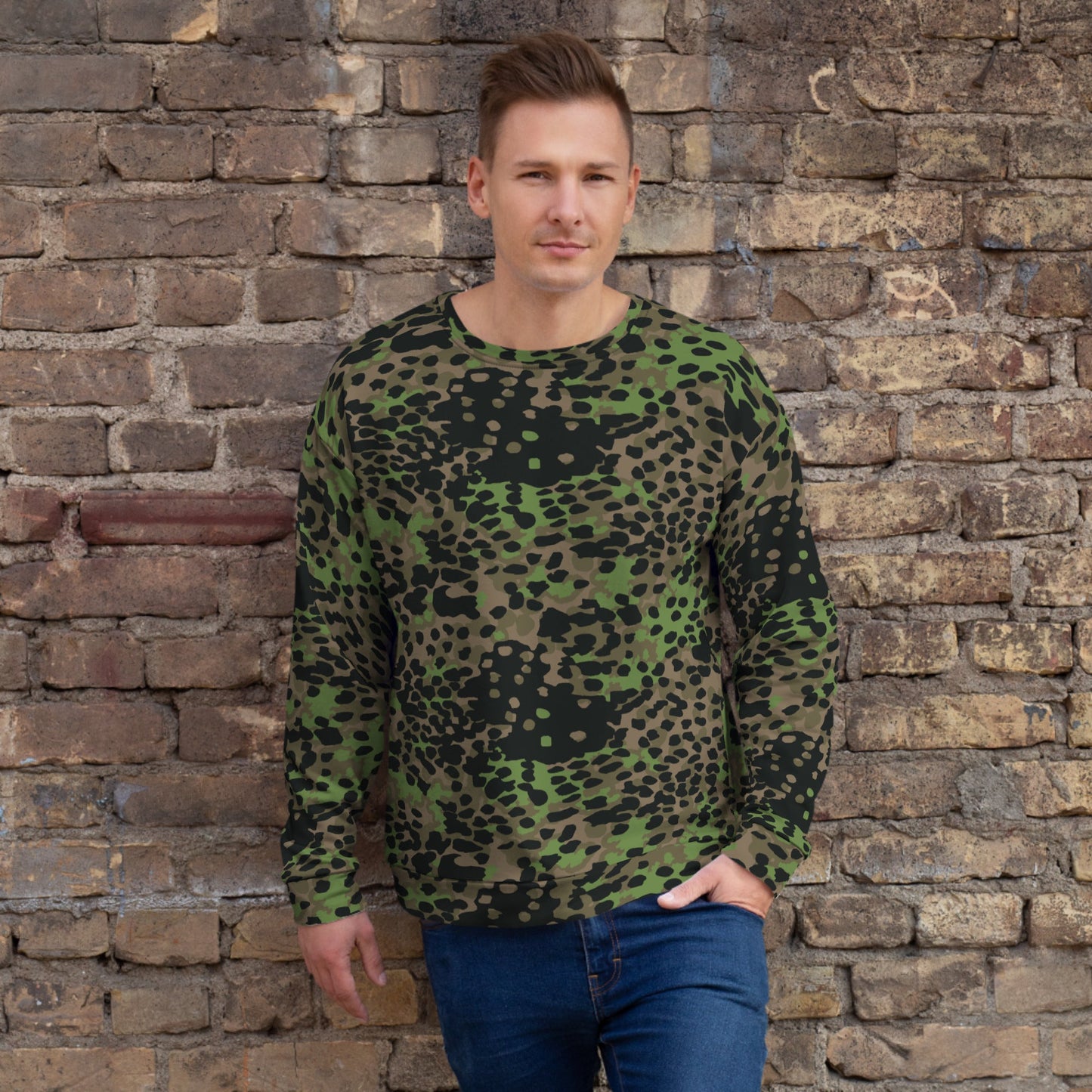 German Plane Tree Platanenmuster Spring CAMO Unisex Sweatshirt - 2XS - Sweatshirts