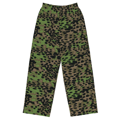 German Plane Tree Platanenmuster Spring CAMO unisex wide-leg pants - 2XS - Wide-leg Pants