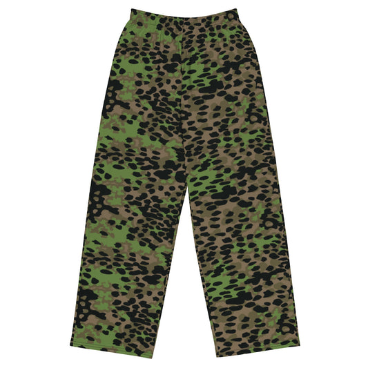 German Plane Tree Platanenmuster Spring CAMO unisex wide-leg pants - 2XS - Wide-leg Pants