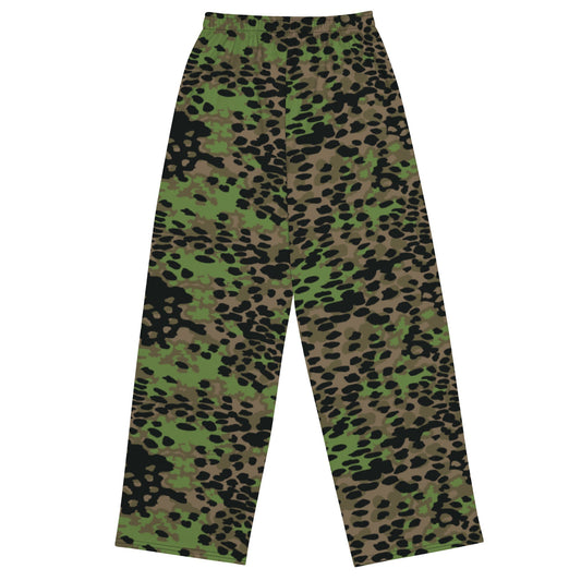 German Plane Tree Platanenmuster Spring CAMO unisex wide-leg pants - Wide-leg Pants