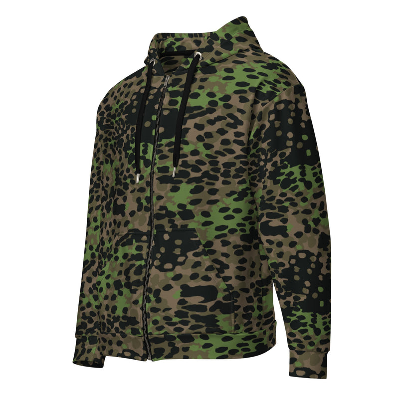 Plane Tree Platanenmuster Spring CAMO Unisex Zip Hoodie