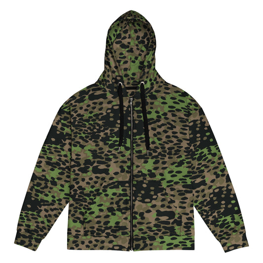German Plane Tree Platanenmuster Spring CAMO Unisex zip hoodie - 2XS - Zip Hoodies